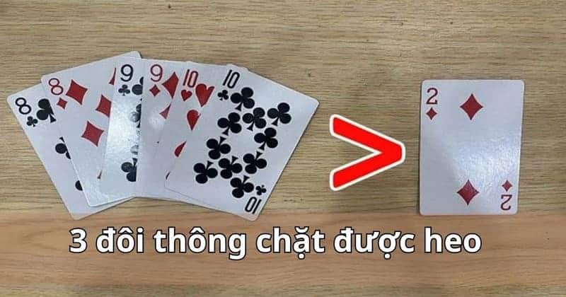 Giải đáp nhanh gọn: 3 đôi thông chặt được gì?