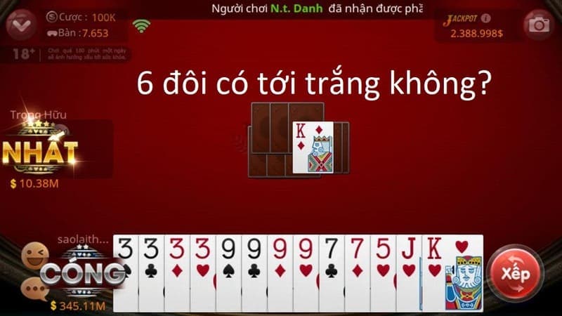 6 Đôi có tới trắng không? - Luật bài Tiến Lên phải biết