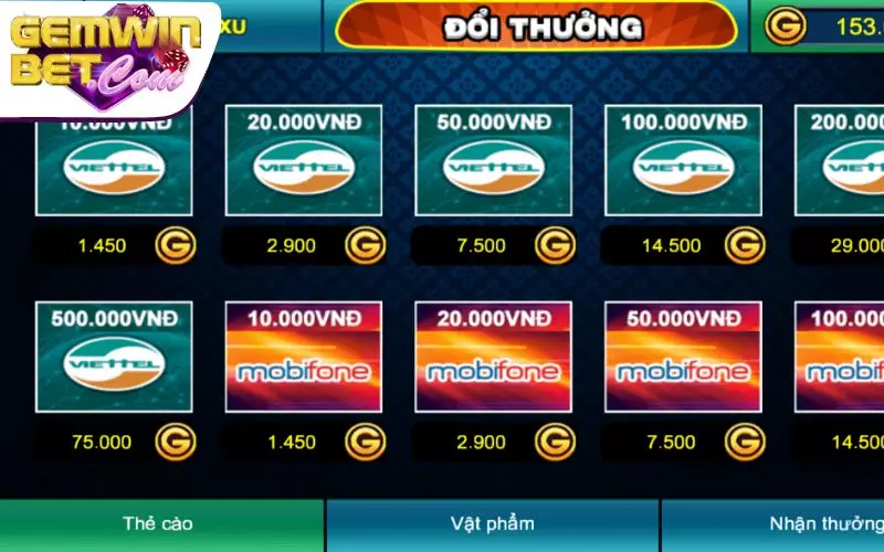 Đôi nét về game bài đổi thẻ điện thoại tại Gemwin Đôi nét về game bài đổi thẻ điện thoại tại Gemwin