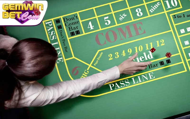 Những ô cược có trong bài Craps Những ô cược có trong bài Craps